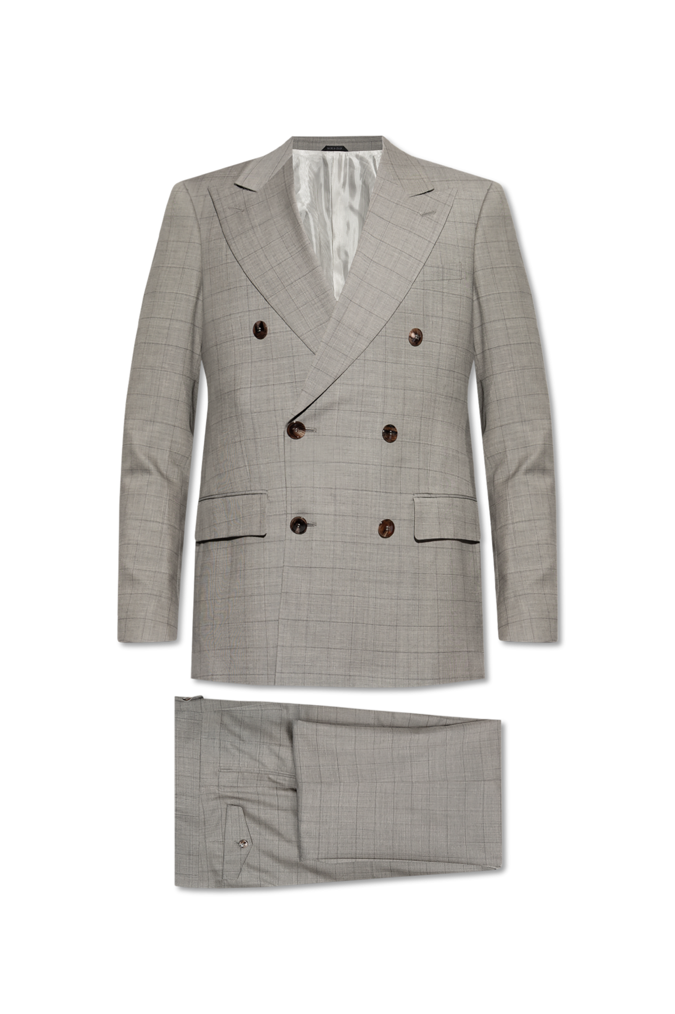 Grey Plaid pattern suit Giorgio Armani - Vitkac AS
